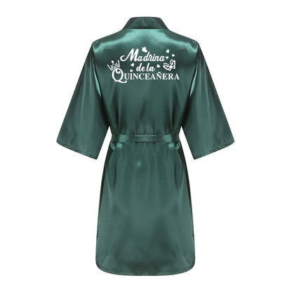 Mis XV Bathrobes Princess Sweet 15 Years Girl Birthday Party Mis Quince Años Robes Quinceanera Robe