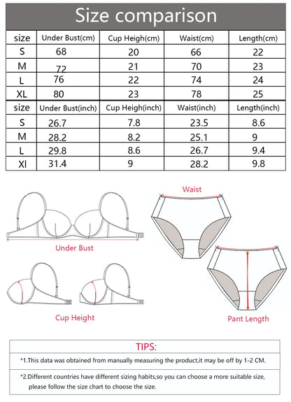 New product: Blue no steel ring strapless lace 2-piece party beach women's underwear set that can be worn outside J3440