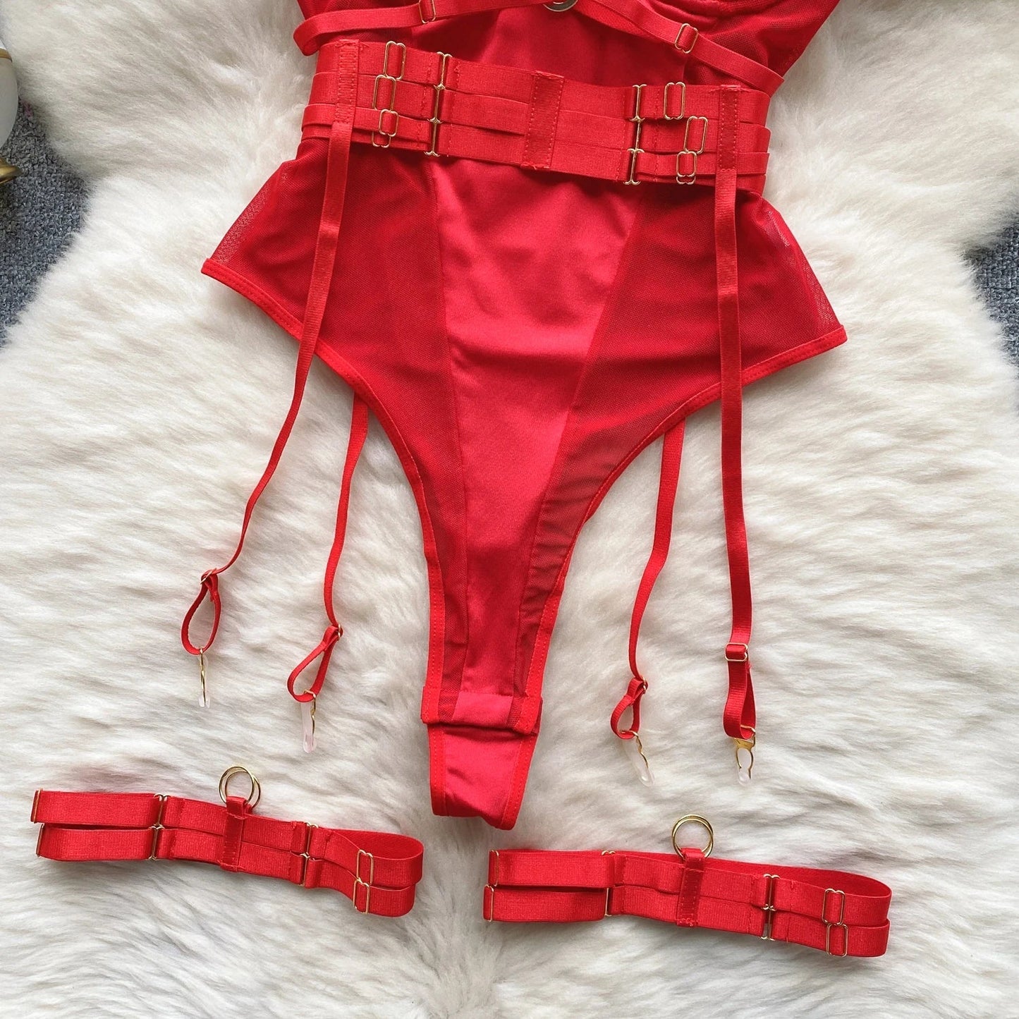 SINGREINY Women Underwear Erotic Playsuits Fashion Strap Backless Sheer Lingerie Nightwear Transpareant Hollow Out Sexy Bodysuit