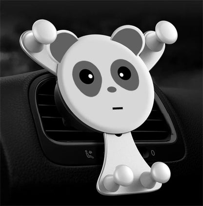 Gravity Car Air Vent Mount Mobile Phone Holder GPS Support For iPhone Samsung Xiaomi Universal Smartphone Stand 4-7" Car Bracket