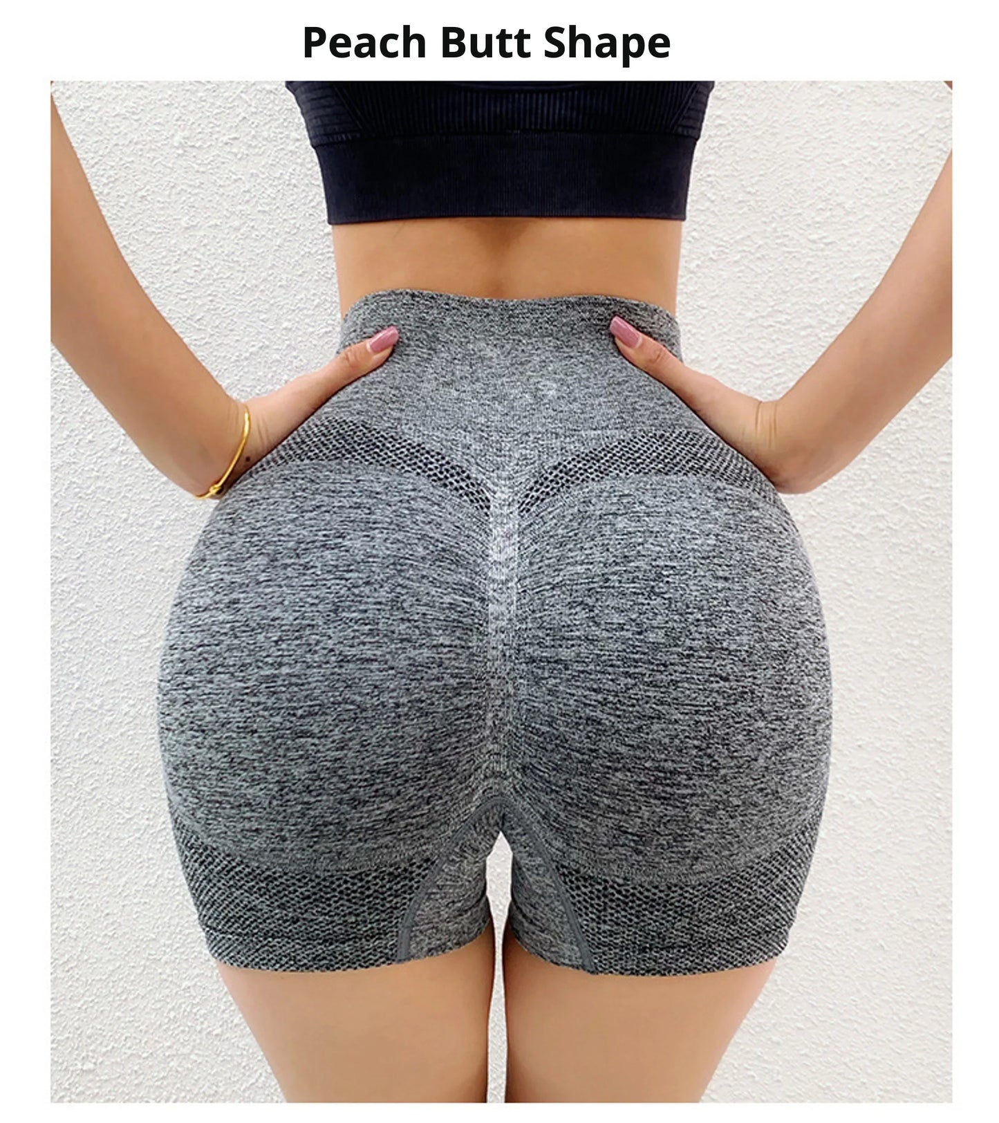 Seamless Yoga Shorts High Waist Workout Fitness Lift Peach Butt Fitness Tights Gym Running Body Shaper Pants Casual Sportswear