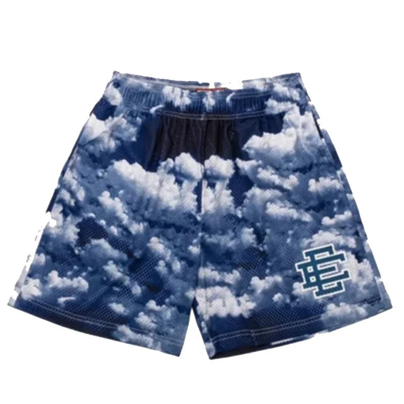 EE Eric Emanuel Men Beach Board Shorts fitness Training Workout Sport Short Pants Summer Gym Jogging Mesh Casual Shorts