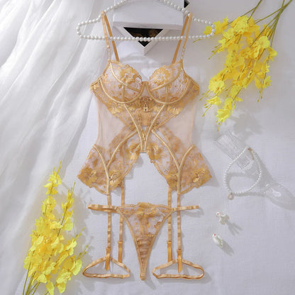 Ellolace Fantasy Lingerie Ultra Hot Lace Sexy Onlyfans Kit Transparent Ensemble Lingeries Femmes Fancy g-String Tulle Underwear