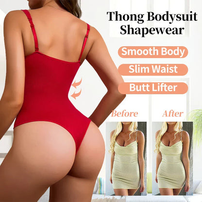 Sexy Thong Bodysuit Tummy Control Women Shapewear Halter Neck Flat Belly Body Shaper Slimming Flat Belly Underwear Open Crotch