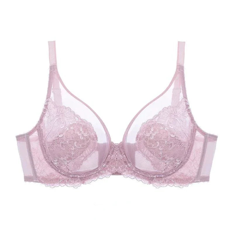 MOYISU Sexy Tushy Underwear Women's Big Boobs Small Boobs Hottie Set Ultra Thin Push-up Breast Anti-sag Soft Underwire Bra AB CD