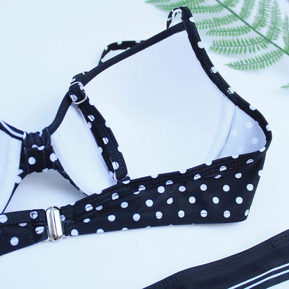 2024 New Women Swimsuit Sexy Women High Waist Bikini Swimwear Female Two Piece Beachwear Printed Bikinis Set Bathing Suit