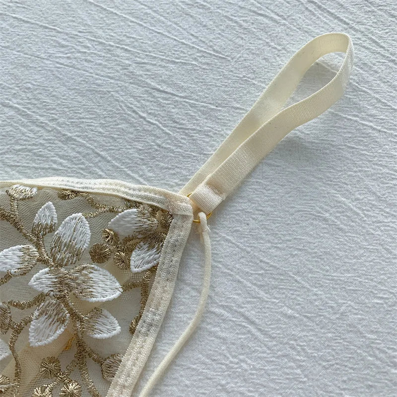 Women Lace Bra Sets Seamless Underwear Backless Vest Sexy Bralette Lingerie Ultrathin Bra & Brief Sets Female Dropshipping