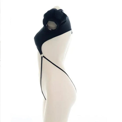 Personality Cross Chest Elastic Intimates Bra Underwear Set Sexy Intimates Hollow Erotic Lingerie Hanging Lenceria