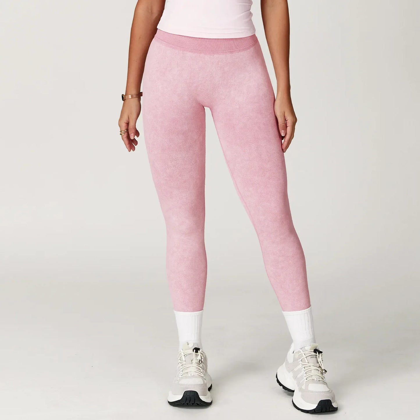 Yoga Pants Impact Leggings Women Seamless Sports Yoga Pant High Waist Ribbed Gym Clothes Fitness Workout Wear Scrunch Bum Tights