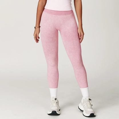 Yoga Pants Impact Leggings Women Seamless Sports Yoga Pant High Waist Ribbed Gym Clothes Fitness Workout Wear Scrunch Bum Tights