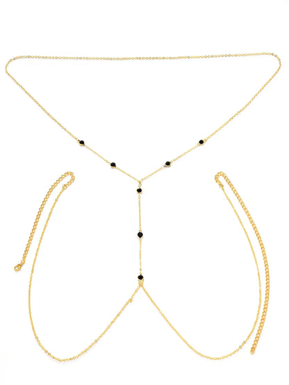 European American Hot Selling Simple Necklace Female Summer Hot Girl Body Chain Chest Chain Full Body Sexy Three-Dimensional Bac