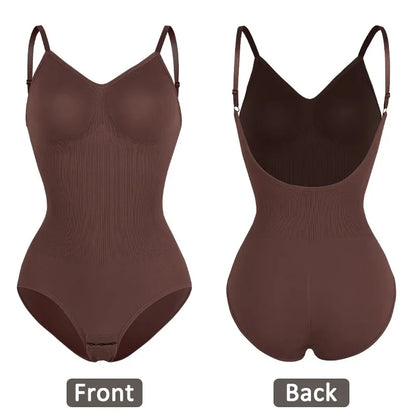 Womens Backless Bodysuits Seamless Sexy Shapewear Thong Butt Lifter Body Shaper Tummy Control Corset Slimming Camisole Tops