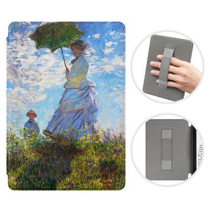For Kindle 11th Generation 2024 Case 6'' with Hand Strap Kindle 6 inch Case Ebook C2V2L3 Auto Wake Sleep Cover PU Leather Funda