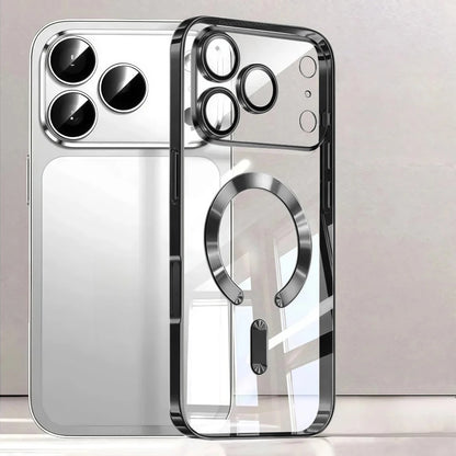 Luxury For Magsafe Magnetic Plating Phone Case For iPhone 17 Air Pro Max 17Pro Bumper Case For iPhone17 Pro Max Clear Back Cover