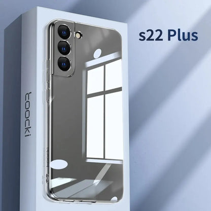 Toocki Phone Case for Samsung S24 S23 S22 S21 Plus Ultra Clear Case for S23 S21 PE Transparent Soft TPU Protective Cover Case