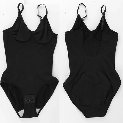Womens Backless Bodysuits Seamless Sexy Shapewear Thong Butt Lifter Body Shaper Tummy Control Corset Slimming Camisole Tops
