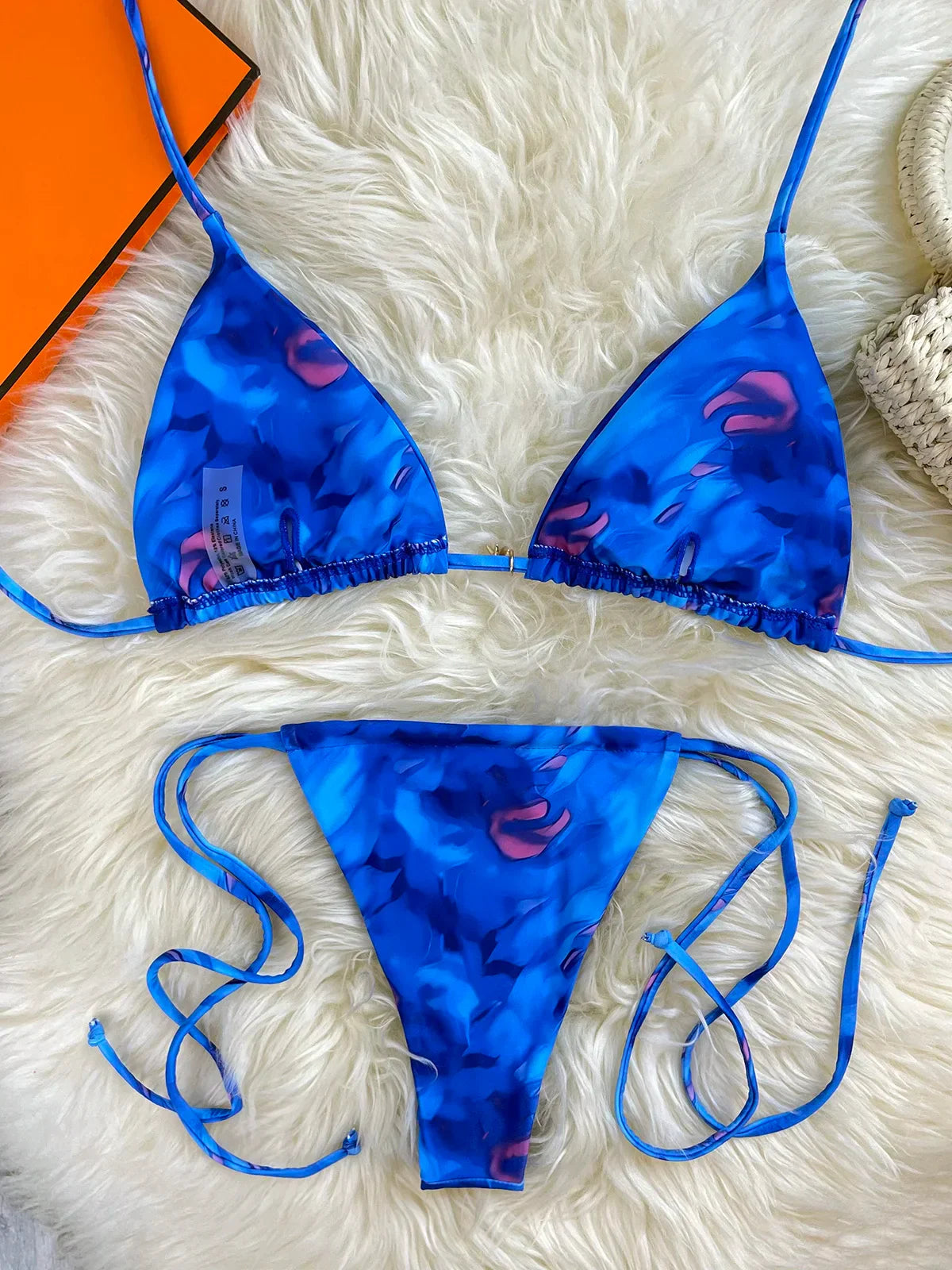 Sexy Micro Tie Brazilian Bikini Women Inspired Swimwear Designer Female Swimsuit Two-pieces Bikini set Bather Bathing Suit Vacay