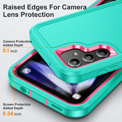 Case For Samsung Galaxy S25 S22 S23 FE S24 Ultra Plus Full Body 3 in 1 Shockproof Heavy Duty Anti-Scratch Rugged Kickstand Cover