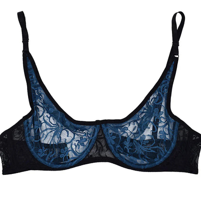 Womens Underwear Lace Bras Underwire BH Hollow Out Embroidery Sexy Lingerie Tops Plus Size  Brassiere A B C D Cup
