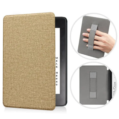 For Kindle 11th Generation 2024 Case 6'' with Hand Strap Kindle 6 inch Case Ebook C2V2L3 Auto Wake Sleep Cover PU Leather Funda