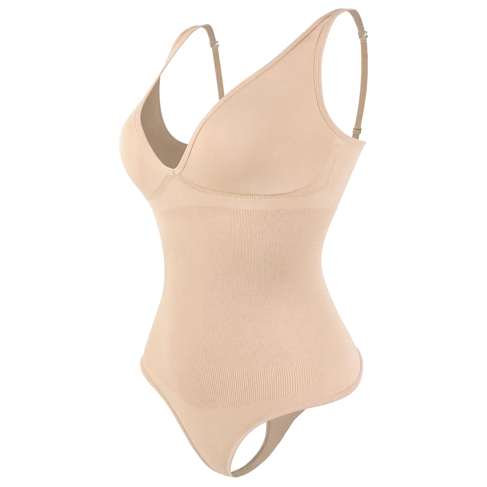 Sexy Thong Bodysuit Tummy Control Women Shapewear Halter Neck Flat Belly Body Shaper Slimming Flat Belly Underwear Open Crotch