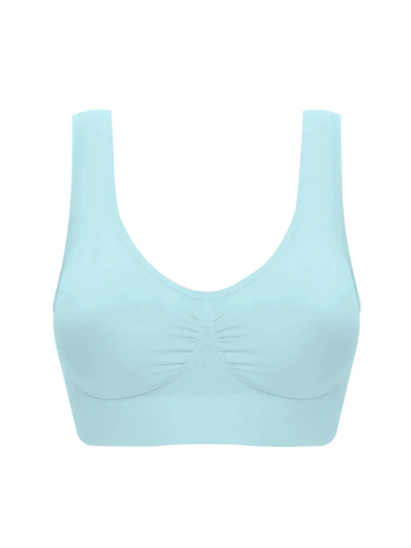 Sexy women push up  BREAST   bra big size backless  bras plus size wireless brassiere breathable seamless bra 1pcs wfws01