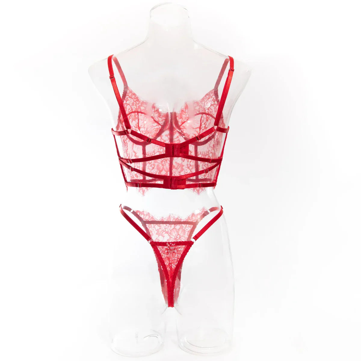 Krasapt Sexy Black Lace Lingerie Two Piece Sets Fancy Lace Underwear Erotiic Bras And Panties Transparent Attractive Bilizna Set