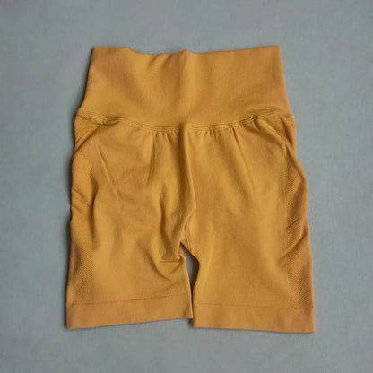 Yoga Shorts Women Sports Shorts Seamless Gym Workout Shorts High Waist Push Up Fitness Sports Shorts Cycling Shorts