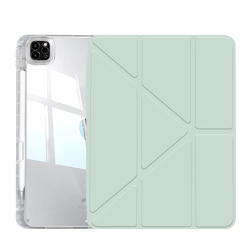 For 2025 iPad A16 Case iPad 11th Generation 11th Air7 6 9th Cover Gen iPad Pro11 4 5 10.9in 12.9 Mini6 7 10.2 Pencil Holder Case