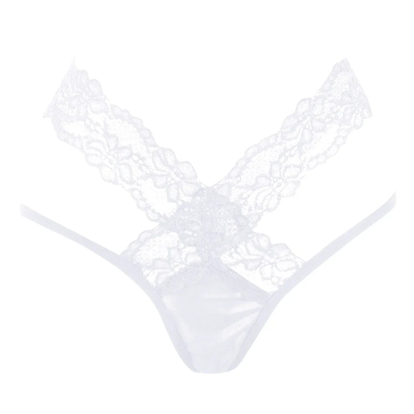 Sexy Embroidery Lace Mesh G-String Low Rise Hollow Out Thongs Transparent Plus Size T Back Hot Sexy Temptation Panties For Women