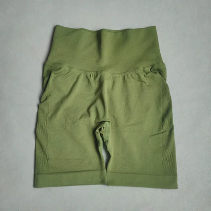 Yoga Shorts Women Sports Shorts Seamless Gym Workout Shorts High Waist Push Up Fitness Sports Shorts Cycling Shorts
