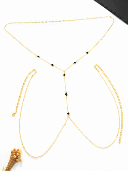 European American Hot Selling Simple Necklace Female Summer Hot Girl Body Chain Chest Chain Full Body Sexy Three-Dimensional Bac