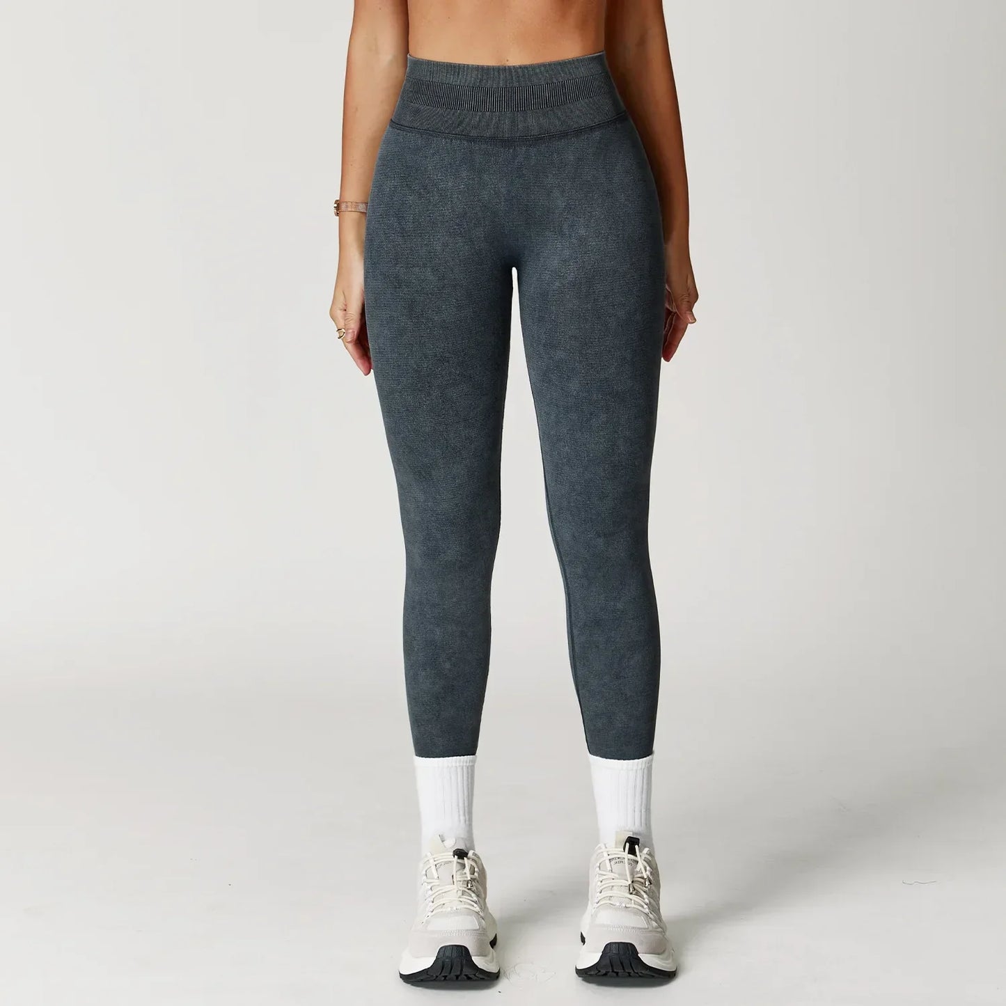 Yoga Pants Impact Leggings Women Seamless Sports Yoga Pant High Waist Ribbed Gym Clothes Fitness Workout Wear Scrunch Bum Tights