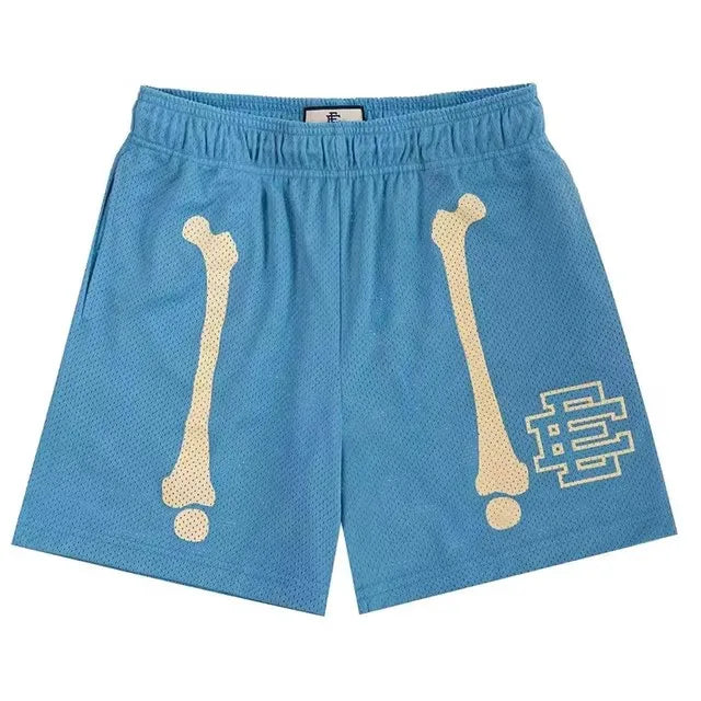 2025 New Summer EE Eric Emanuel  Basic Mesh Short Classic Floral Printed Gym Shorts Men's Gym Basketball Sports Beach Shorts