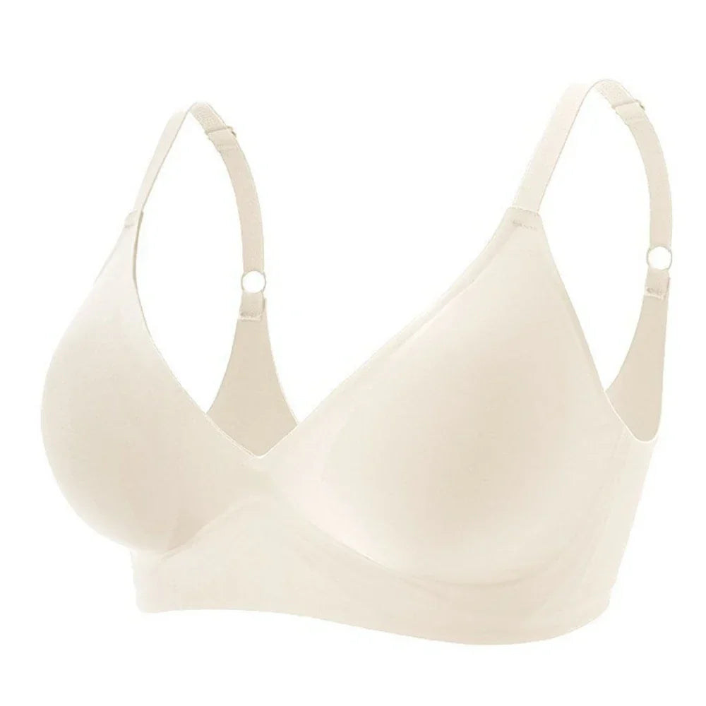 Latex Jelly Underwear Seamless Bras for Woman Wireless Sleep Removable Padded Bralette One Piece Brassiere No Wire Comfortable