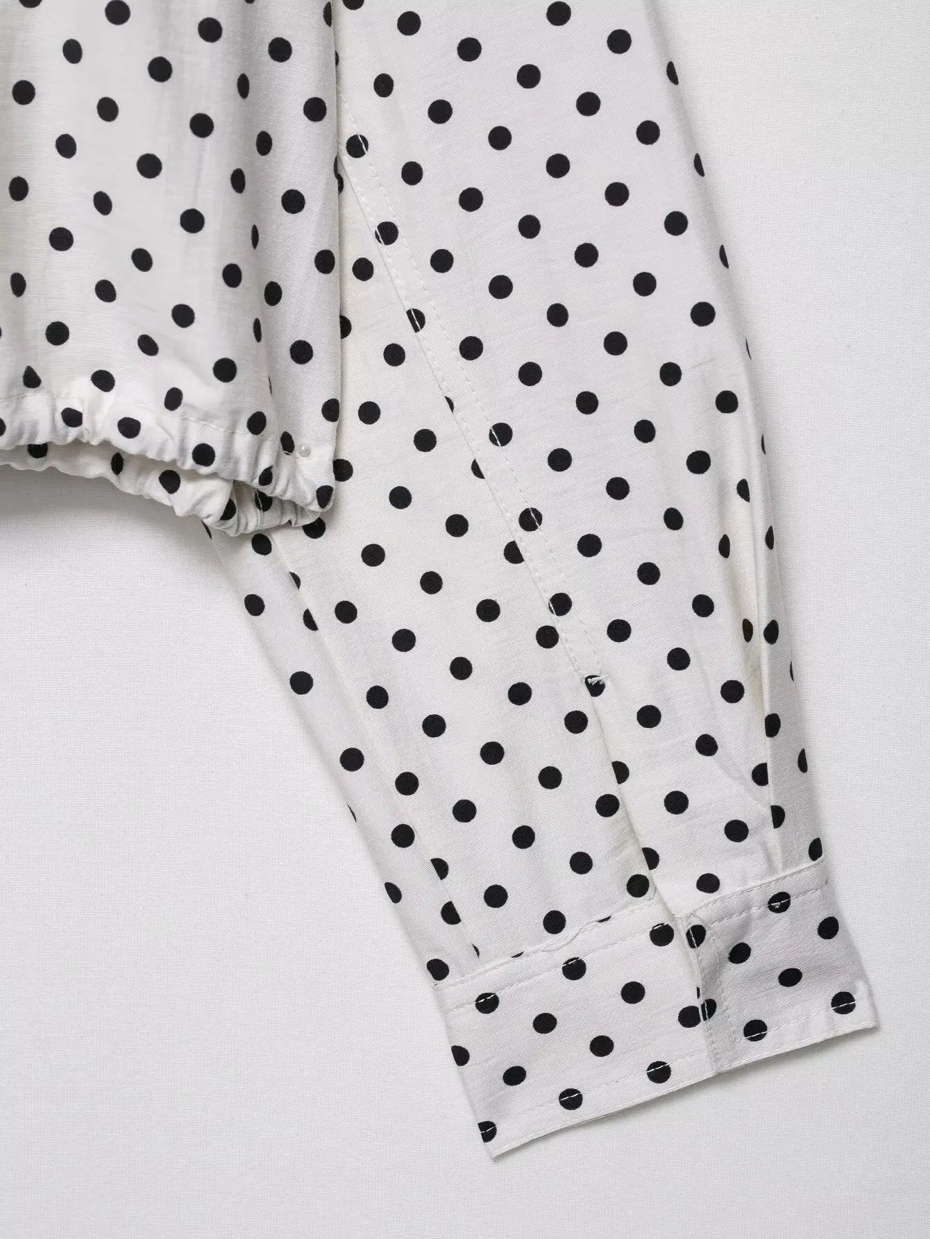 Polka Dot Print Short Coats Women's High Street Long Sleeve Jackets for Women 2025 Elegant Office Ladies Casual Outerwear