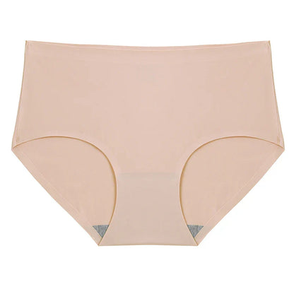 BZEL 6PCS/Set Women's Panties Seamless Female Underwear Plus Size Cozy Briefs Breathable Silk Satin Lingerie Hot Sale Underpants