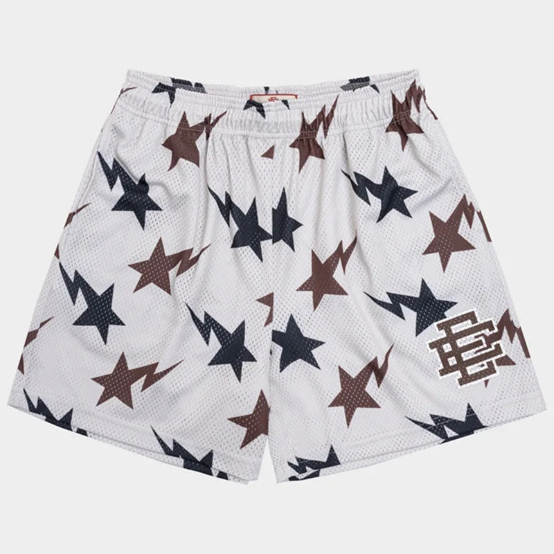 EE Eric Emanuel Men Beach Board Shorts fitness Training Workout Sport Short Pants Summer Gym Jogging Mesh Casual Shorts
