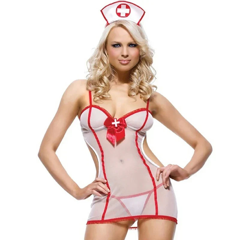 S-3XL Sexy Lingerie Woman Porno Underwear Sexy Dress Cosplay Uniform Women Lingerie Set Erotic Sleepwear Babydoll Role Costume