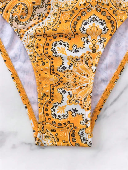 Summer Bikini New Underwired Bra Push Up Swimsuit Women Chest Knot Bow Bathing Suit Outfits Ties Swimwear Women Swimming Suit XL