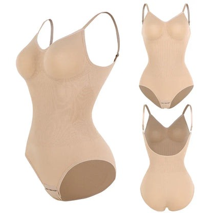 Womens Backless Bodysuits Seamless Sexy Shapewear Thong Butt Lifter Body Shaper Tummy Control Corset Slimming Camisole Tops