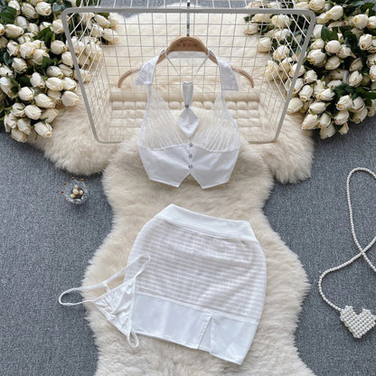 Sexy Lace Gauze Patchwork Strap Bodysuit Hollow Sleeveless Slim backless Women Erotic Lingerie Hotsweet Bow Night Maid Cosplay