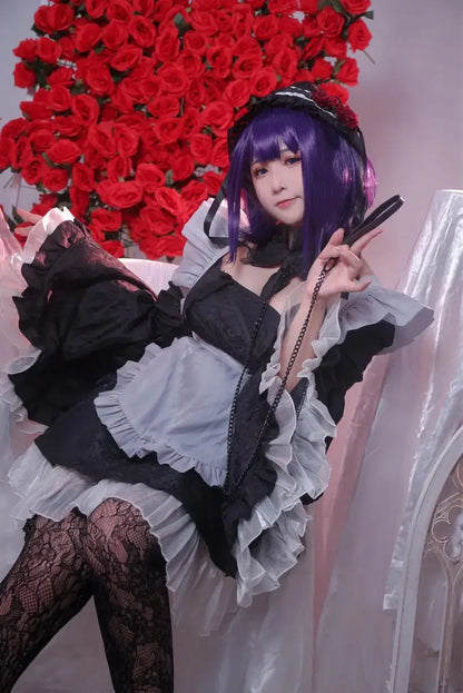 Anime My Dress Up Darling Marin Kitagawa Cosplay Costume Maid Cosplay Dress Halloween Kitagawa Marin Kuroe Shizuku Full Set