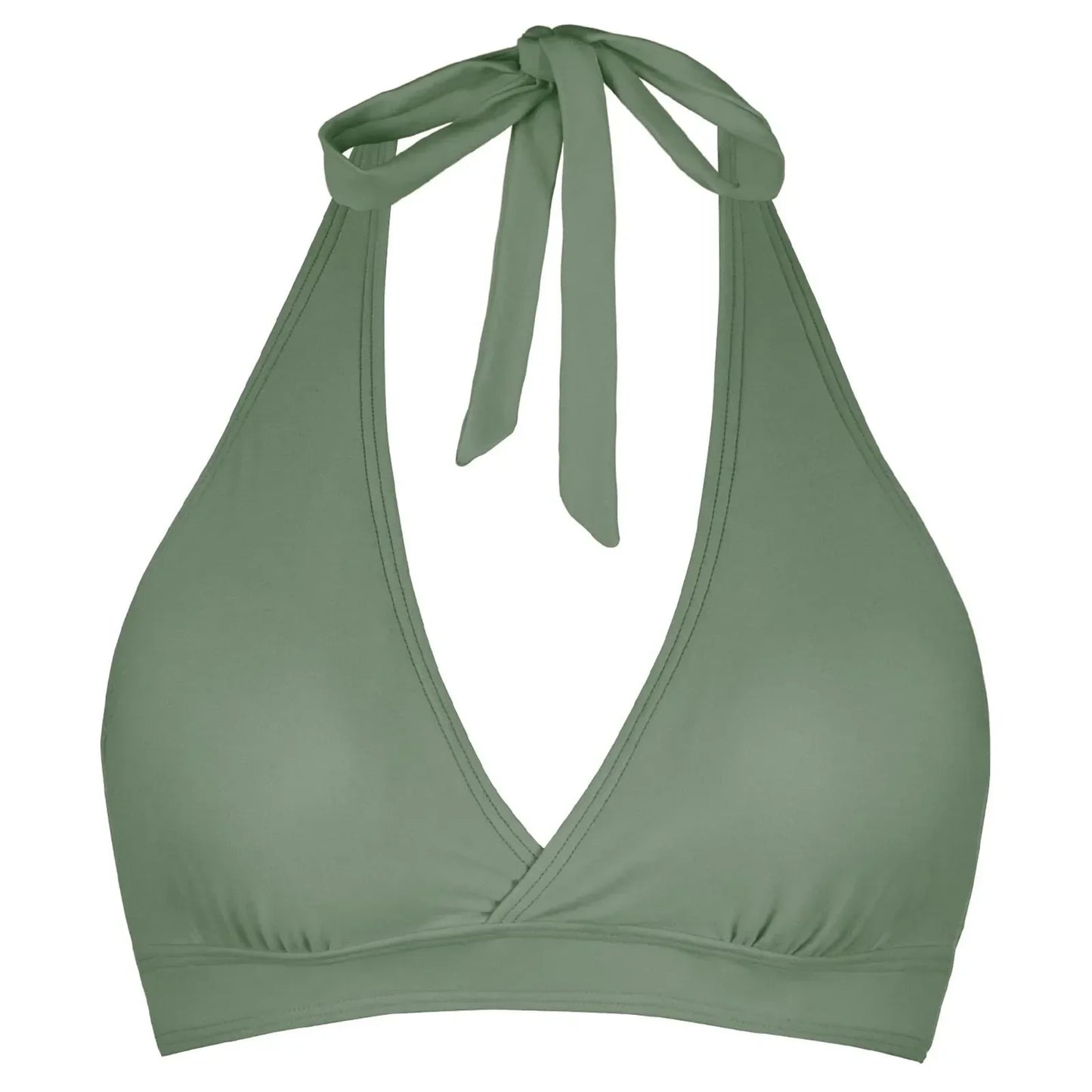Bikini Bra Top Push Up Swim Crop Top Sexy V Neck Tie Back Swimwear Solid Beachwear One Piece Swimsuit Underwear Bathing Suit