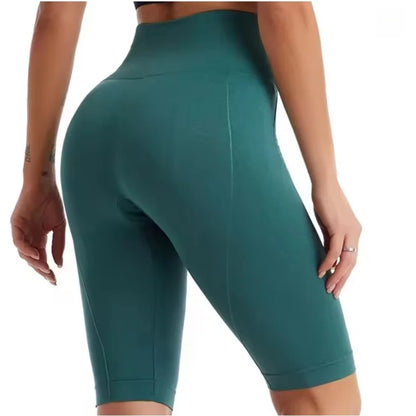 High Waist Sports Biker Shorts Women Naked Feeling Workout Push Up Leggings Tummy Control Yoga Running Fitness Gym Slim Pants