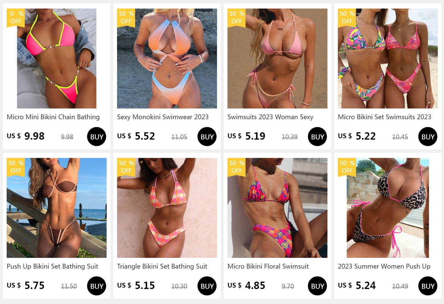 Micro Bikini Brand Swimsuit Thong Bathing Suit Women Push Up Bikini African Print Miami Style Swimwear Brazilian Biquinis Bather