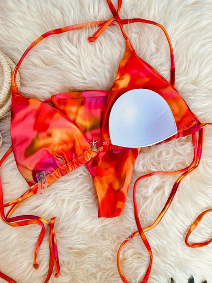 Sexy Micro Tie Brazilian Bikini Women Inspired Swimwear Designer Female Swimsuit Two-pieces Bikini set Bather Bathing Suit Vacay