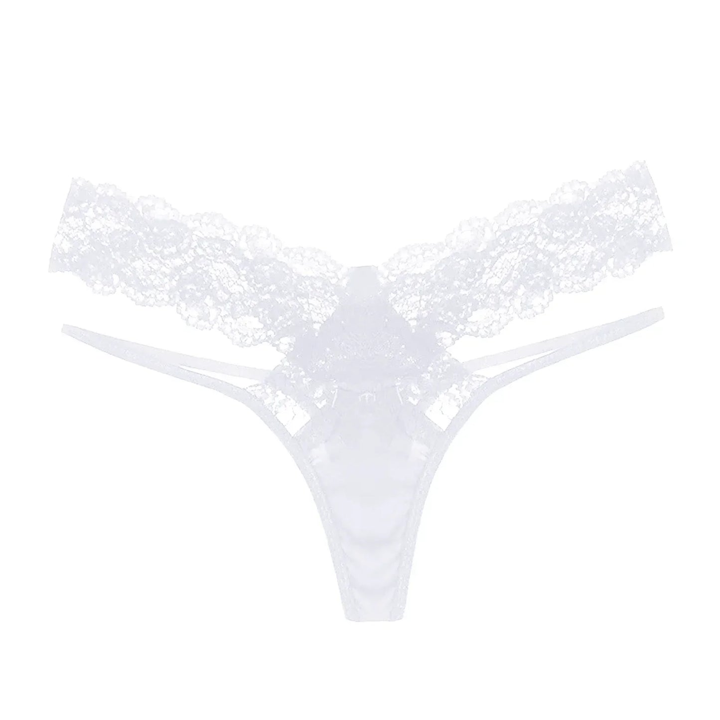 Sexy Embroidery Lace Mesh G-String Low Rise Hollow Out Thongs Transparent Plus Size T Back Hot Sexy Temptation Panties For Women