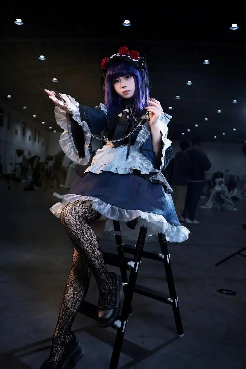 Anime My Dress Up Darling Marin Kitagawa Cosplay Costume Maid Cosplay Dress Halloween Kitagawa Marin Kuroe Shizuku Full Set