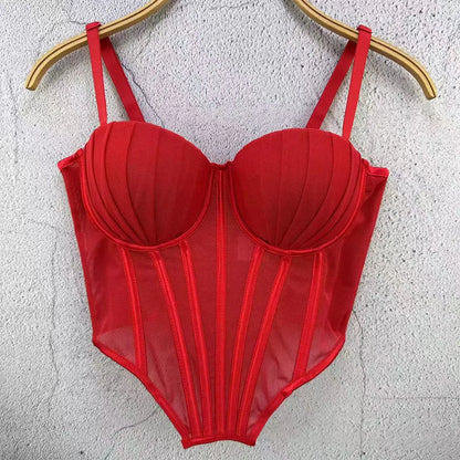 Underwear Bustiers Slimming Lingerie Shapewear Top corset underbust Women Clothes Streetwear Sexy Body Bra Clothing Club